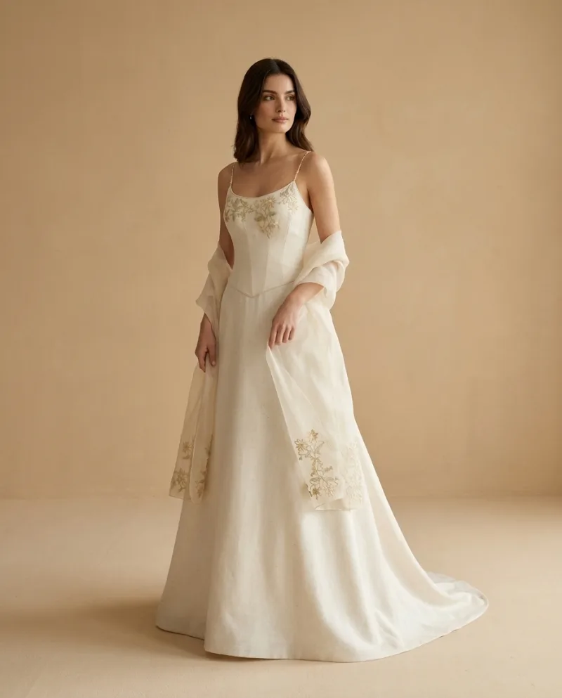 Vestido de novia Chantilly de Atteso