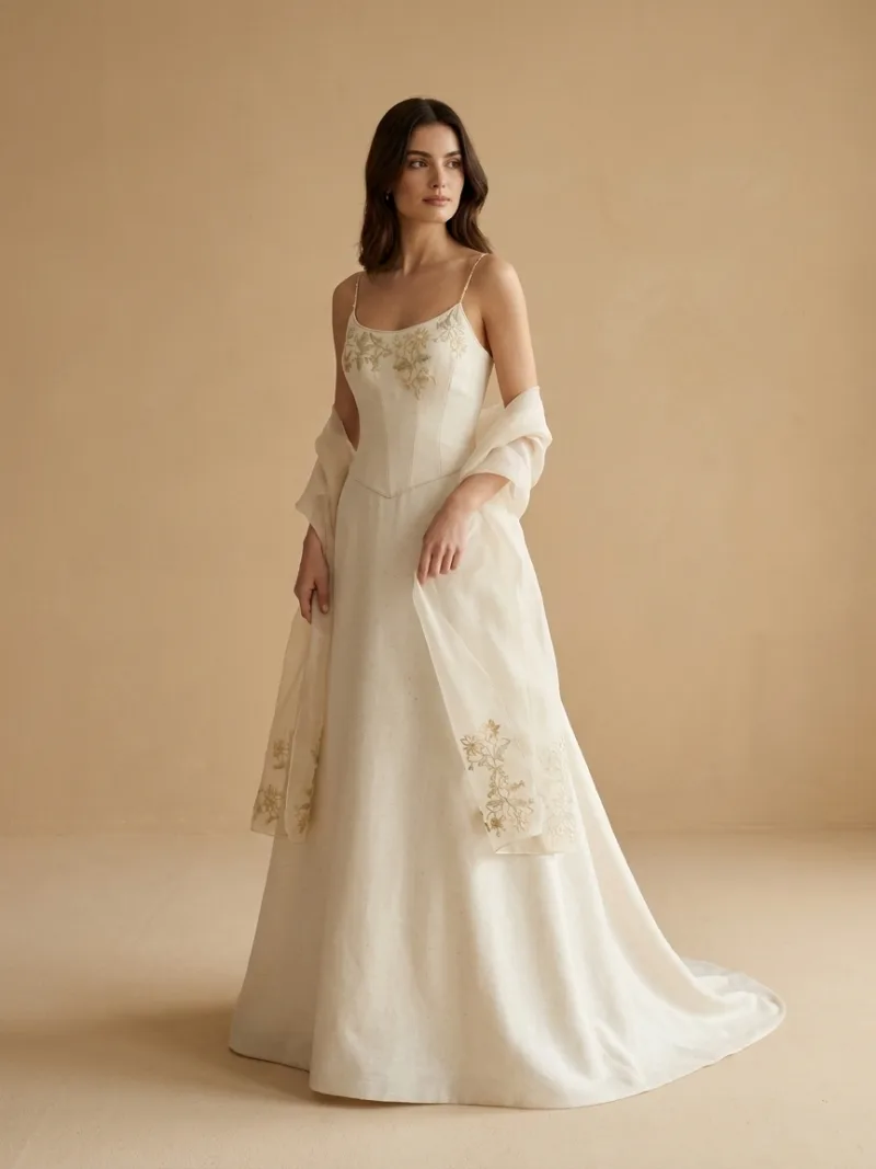 Vestido de novia Chantilly de Atteso