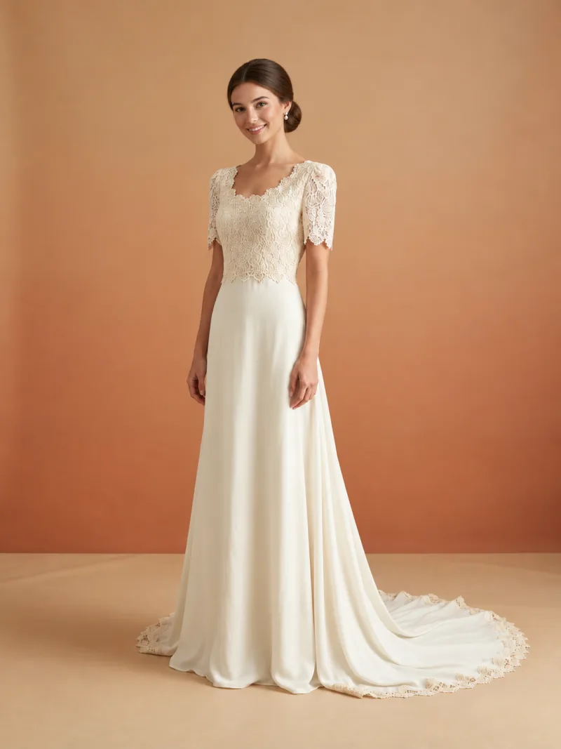 Vestido de novia Lirio de Atteso