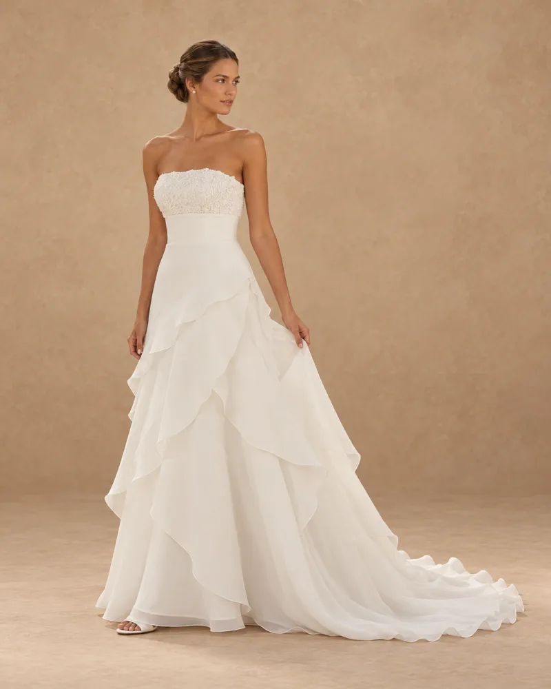 Vestido de novia Nácar de Atteso