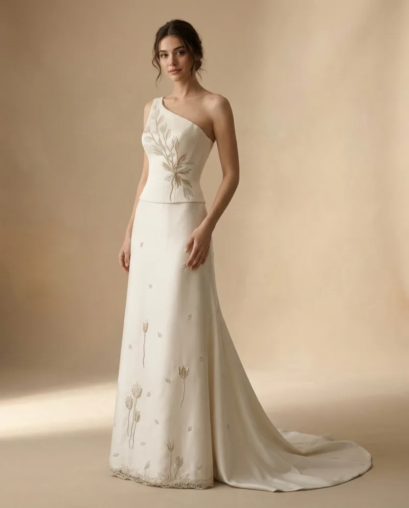 Vestido de novia Pienza de Atteso