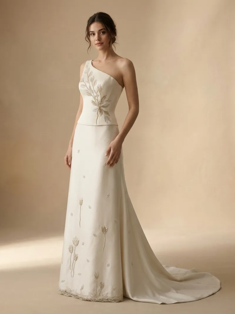 Vestido de novia Pienza de Atteso