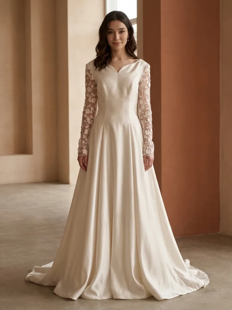 Vestido de novia Seda de Atteso