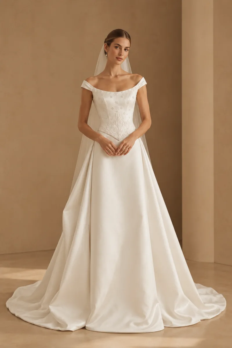 Vestido de novia Suvereto de Atteso