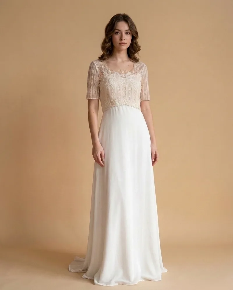 Vestido de novia Vitro de Atteso